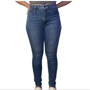 windsor, oasis high waisted distressed jeans